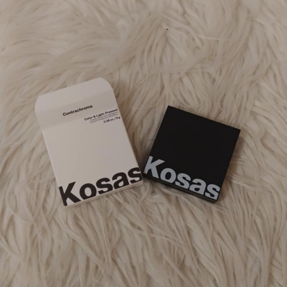 💖FIRM! NWT KOSAS COLOR & LIGHT PRESSED POWDER BLUSH AND HIGHLIGHTER CONTRACHROM - Picture 9 of 12